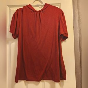 Modcloth, Red, Short-Sleeve, Sweater, Size XL